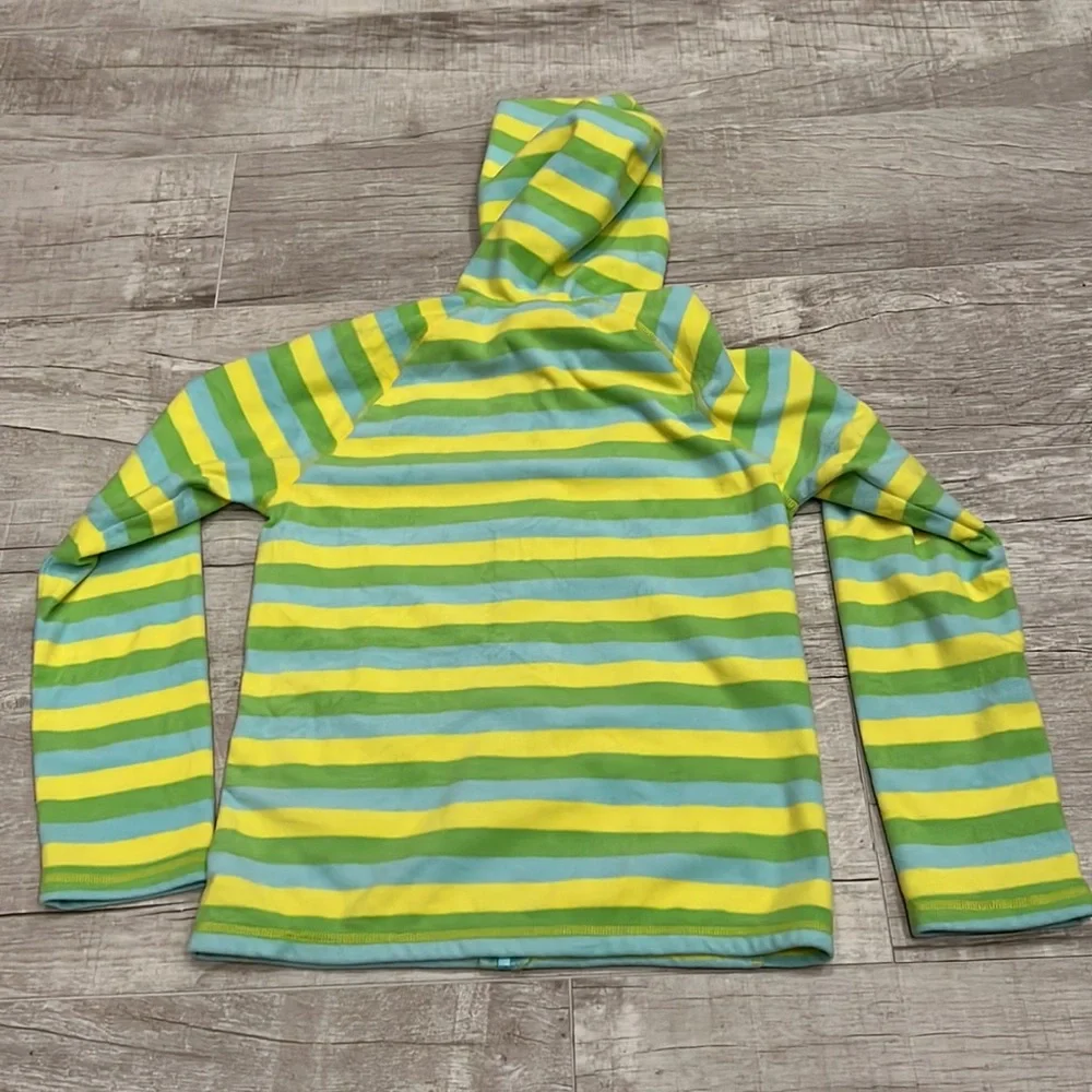 The North Face Girls Striped Glacier Full Zip Hoodie Size‎ Large (14/16)